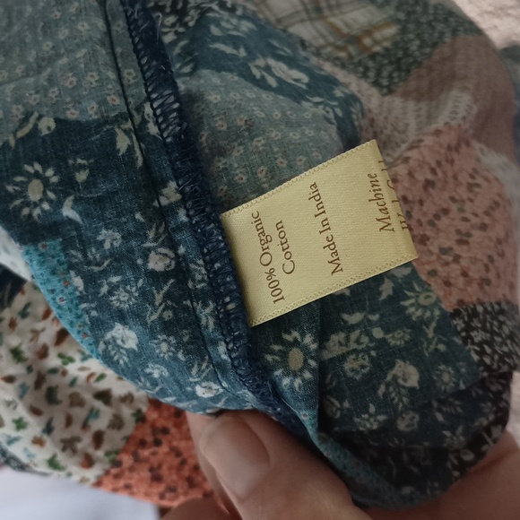 Christy Dawn Brynne Dress in Patchwork Blue - Picture 4 of 4